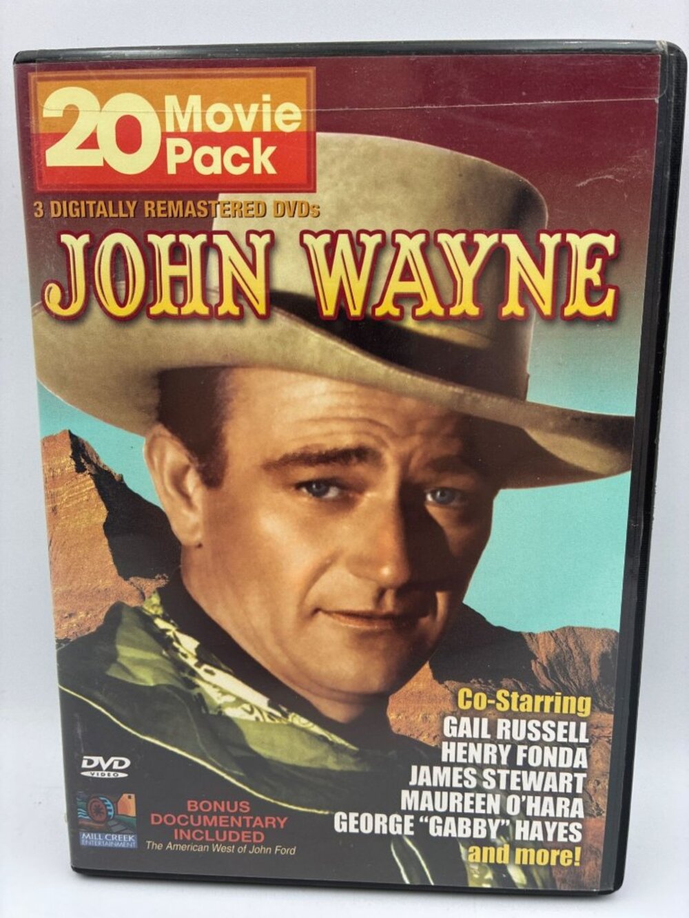 John Wayne 20 Movie Pack Remastered DVD Collection Mill Creek Entertainment